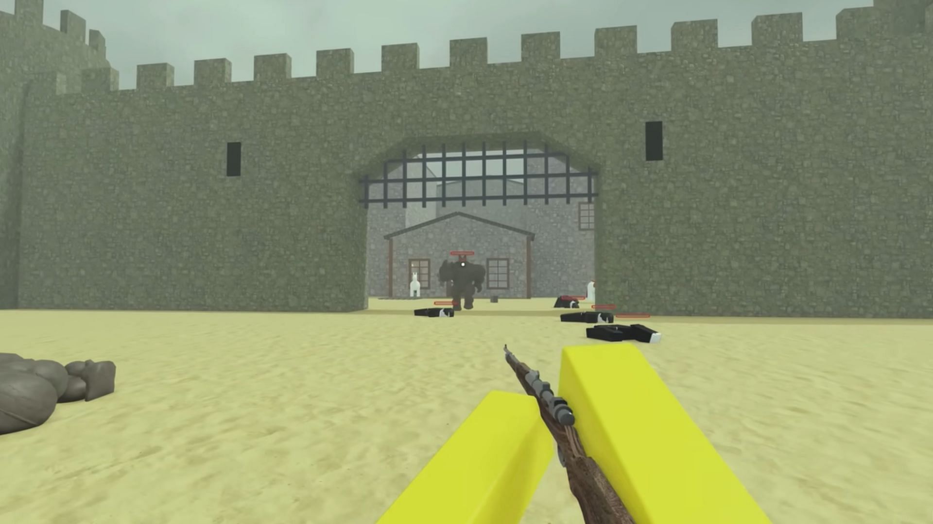Aim for headshots and use the rifle to its maximum potential (Image via Roblox)